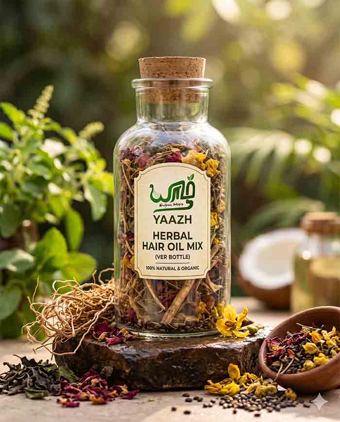 herbal hair oil mix